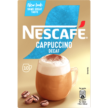 Nescafé Cappuccino Decaf 10 x 12,5 g