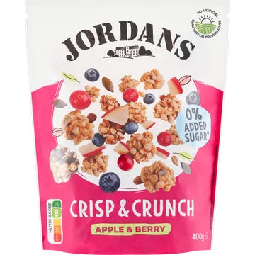 Jordans Crisp & Crunch Apple & Berry 400 g