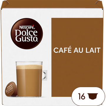 NESCAFÉ Dolce Gusto, Café au Lait, 16 capsules, 160 gr