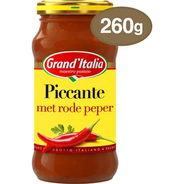 Grand'Italia Piccante met Chilipeper Pastasaus 260g