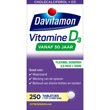 Davitamon Voedingssupplement Vitamine D 50+ 250 Tabletten