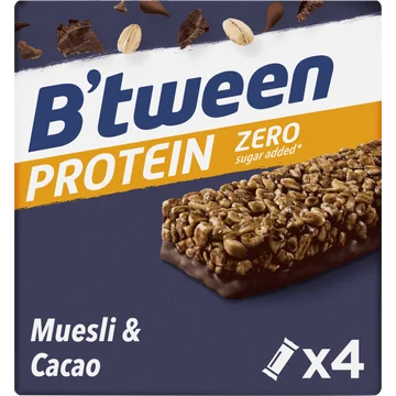 B'tween Proteïnereep Zero Muesli & Cacao 100g