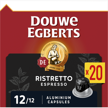 Douwe Egberts Espresso 12 Ristretto 20 Stuks 104 g