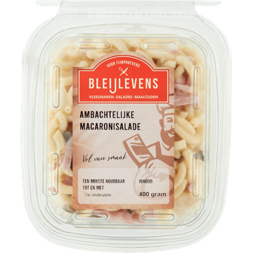 Bleijlevens Ambachtelijke Macaronisalade 400 g