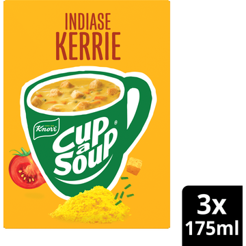 Knorr Cup-a-Soup Indiase Kerrie 3 x 175 ml