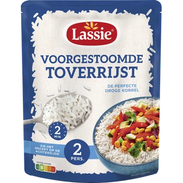 Lassie Voorgestoomde Toverrijst Panklaar 250 g