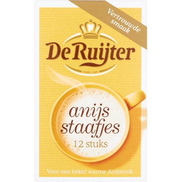 De Ruijter Anijsstaafjes 12 x 6,3 g