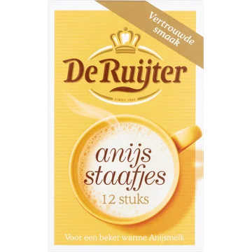 De Ruijter Anijsstaafjes 12 x 6,3 g