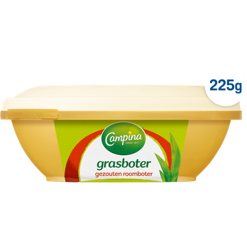 Campina Grasboter Gezouten Roomboter 225 g