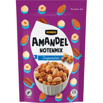 Jumbo Amandel Notenmix Ongezouten 200 g