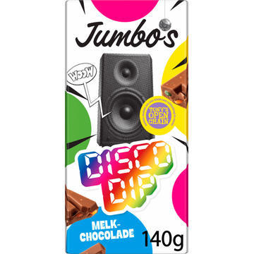 Jumbo's Melkchocolade Discodip 140 g