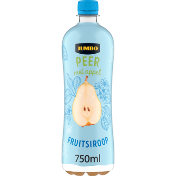 Jumbo Fruitsiroop Peer met Appel 750ML