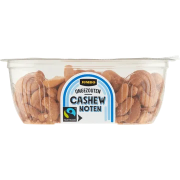 Jumbo Ongezouten Cashewnoten Fairtrade 100 g