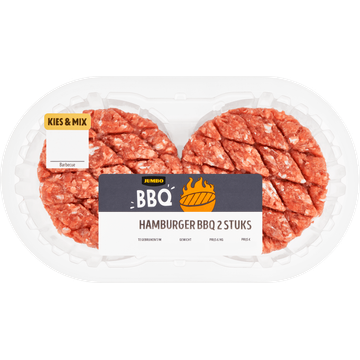 Jumbo BBQ Hamburger 2 Stuks
