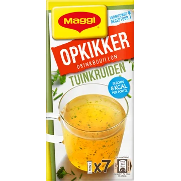 MAGGI Opkikker Drinkbouillon Tuinkruiden 7 x 3,7 g