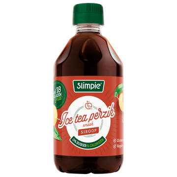 Slimpie Ice Tea Perzik Smaak Siroop 300 ml