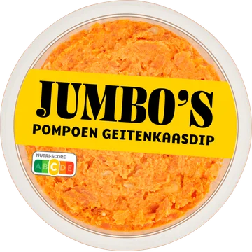 Jumbo's Pompoen Geitenkaasdip 150 g