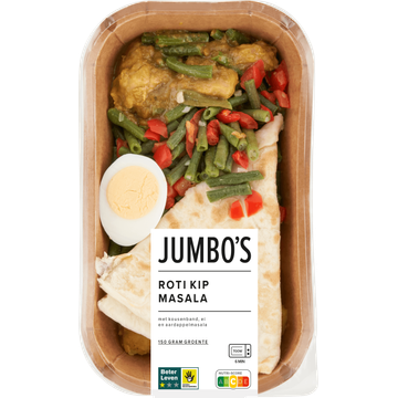Jumbo's Verse Maaltijd Roti Kip Masala 450 g