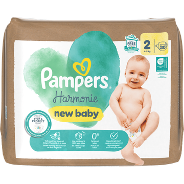 Pampers Harmonie Luiers Maat 2, 30 Luiers
