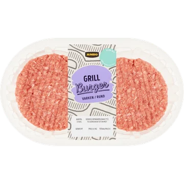 Jumbo Grillburger 2 Stuks