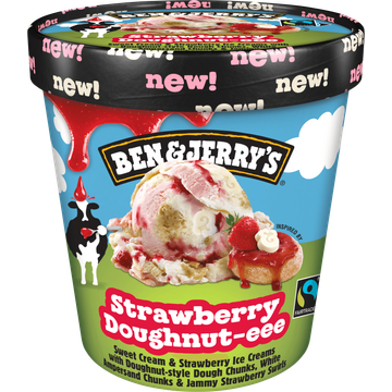 Ben & Jerry's Strawberry Doughnut-eee 393 g