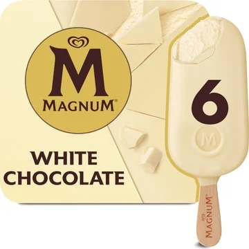 Magnum IJs White Chocolate 6 x 100 ml