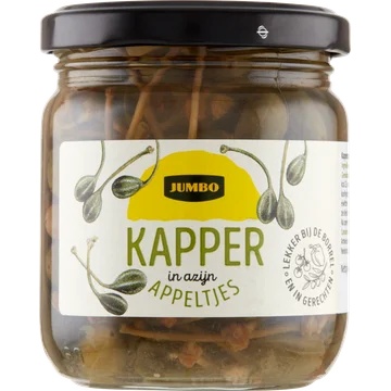 Jumbo Kapperappeltjes in Azijn 210 g