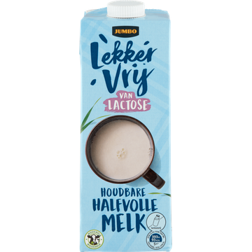 Jumbo Lactosevrije Houdbare Halfvolle Melk 1 L