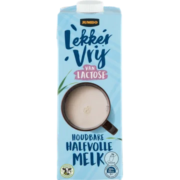 Jumbo Lactosevrije Houdbare Halfvolle Melk 1 L