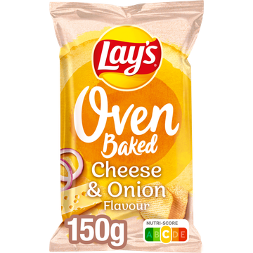 Lay's Oven Baked Cheese Onion Chips 150 gr