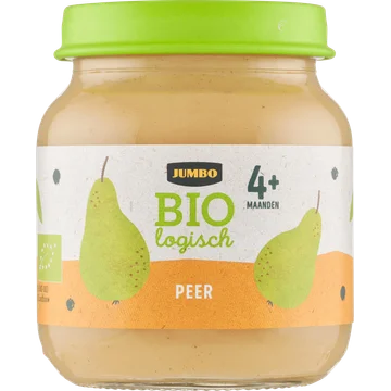 Jumbo Babyvoeding Biologisch Peer 4+ Maanden 125 g