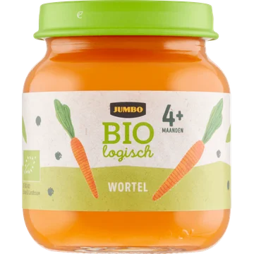 Jumbo Babyvoeding Biologisch Wortel 4+ Maanden 125 g