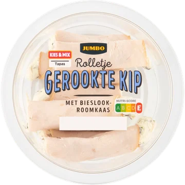 Jumbo Rolletje Gerookte Kip met Bieslookroomkaas 80 g