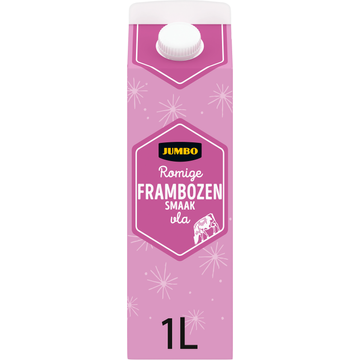 Jumbo Romige Frambozensmaak Vla 1 L