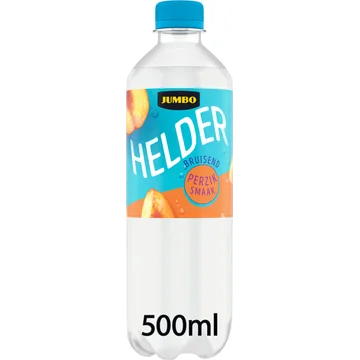 Jumbo Helder Licht Bruisend Mineraalwater Perzik Smaak 500ML