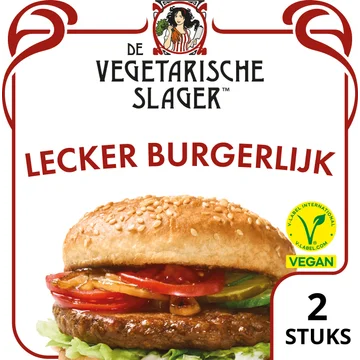 De Vegetarische Slager Lecker Burgerlijk Vegan 160 g