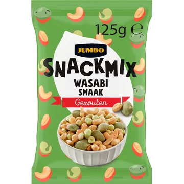 Jumbo Snackmix Wasabi Smaak 125 g
