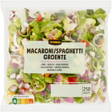 Jumbo Macaroni/Spaghetti Groente 250 g
