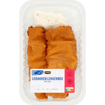 Jumbo Gebakken Lekkerbek met Saus ca. 300 g