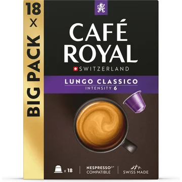 Café Royal Lungo Classico Big Pack 18 Capsules 93 g