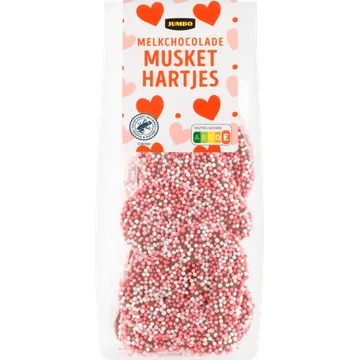 Jumbo Melkchocolade Musket Hartjes 150 g