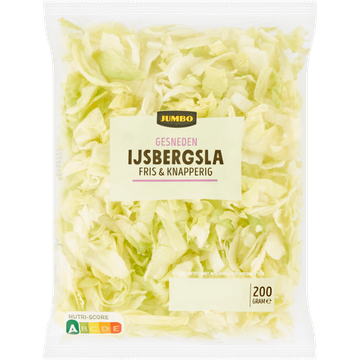 Jumbo Gesneden IJsbergsla 200 g