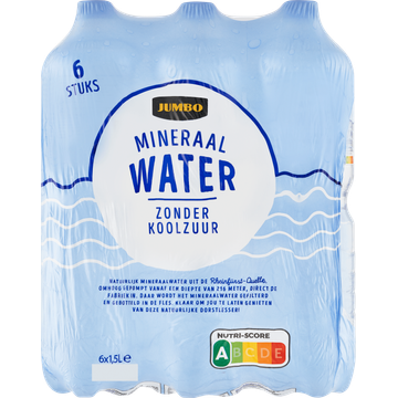 Jumbo Mineraalwater Zonder Koolzuur Fles 6 x 1,5 L