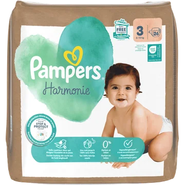Pampers Harmonie Luiers Maat 3, 26 Luiers