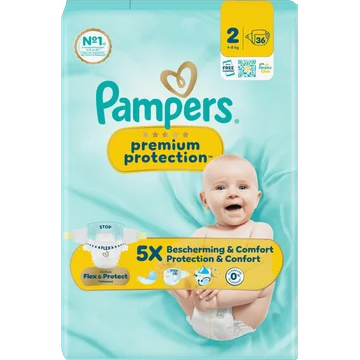 Pampers Premium Protection Maat 2, 36 Luiers