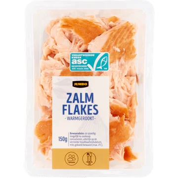 Jumbo Zalm Flakes Warmgerookt 150 g