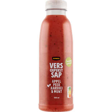 Jumbo Vers Sap Appel, Peer, Aardbei & Munt 500 ML
