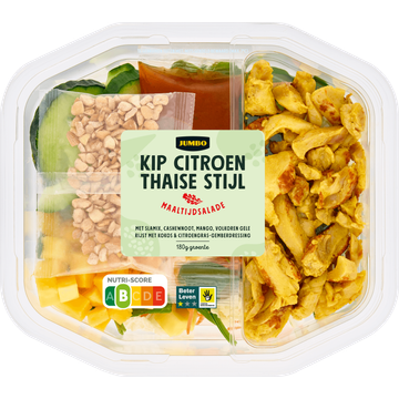 Jumbo Maaltijdsalade Kip Citroen Thaise Stijl 400 g