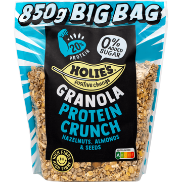 Holie's Granola Protein Crunch Hazelnuts, Almonds & Seeds Big Bag 850 g