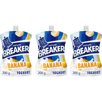 Melkunie Breaker Originals Banana Yoghurt 3x 200 g
